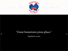 Tablet Screenshot of nickshomemadepizza.com